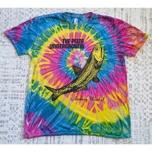 The Pizza Undergroud T-Shirt Tie Dye, Macaulay Culkin's Band 2014 - Medium RARE